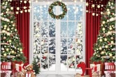Winter Christmas Windows background