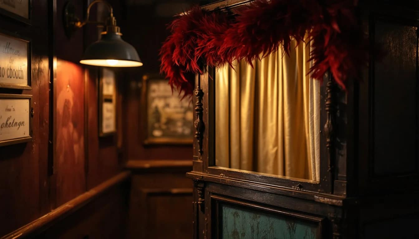 Magic Mirror Hire FAQs — Guests in fancy dress using fun props and signing the touchscreen magic mirror a Magic Mirror Hire FAQs — Guests in fancy dress using fun props and signing the touchscreen magic mirror a